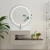 Espejo Redondo Con Luz Frontal Perimetral Modelo Ukrania – DecorBath