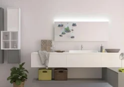 Espejo Retroiluminado Con Luz Frontal Superior Modelo Araban – DecorBath