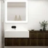 Espejo Retroiluminado Con Luz Proyectada Frontal Y Perimetralmente Por Detrás Modelo Hydro Plus – DecorBath