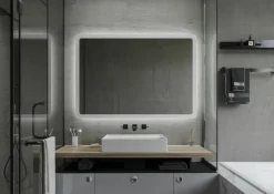 Espejo Retroiluminado Con Luz Proyectada Frontal Y Perimetralmente Por Detrás Modelo Hydro Plus – DecorBath