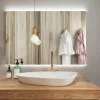 Espejo Retroiluminado En La Parte Superior E Inferior Modelo Aitana – DecorBath