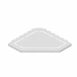Estante De Ducha Sin Tornillos Ni Pegamento. Shelf Blues Trapezoid Light – Evolux Shelfs -Iz10101 – Estil Gurú