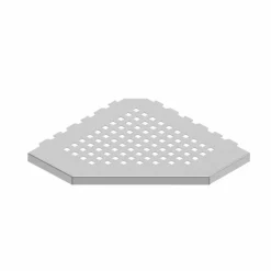 Estante De Ducha Sin Tornillos Ni Pegamento. Shelf Plus Trapezoid Inox – Evolux Shelfs -Iz10305 – Estil Gurú