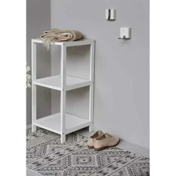 Estantería Con 3 O 4 Repisas, Madera Blanco -Wenko Oslo