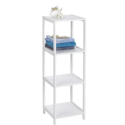 Estantería Con 3 O 4 Repisas, Madera Blanco -Wenko Oslo