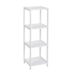 Estantería Con 3 O 4 Repisas, Madera Blanco -Wenko Oslo