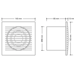 Extractor Rejilla Cuadrado – Drena
