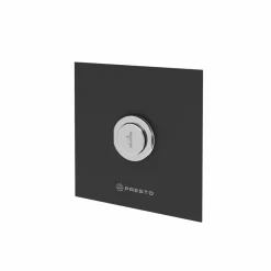Fluxor Inodoro Empotrado Accionamiento Mediante Pulsador Doble Descarga. XT IE 2D Negro Sin Llave De Paso – 19303 – Presto Iberica