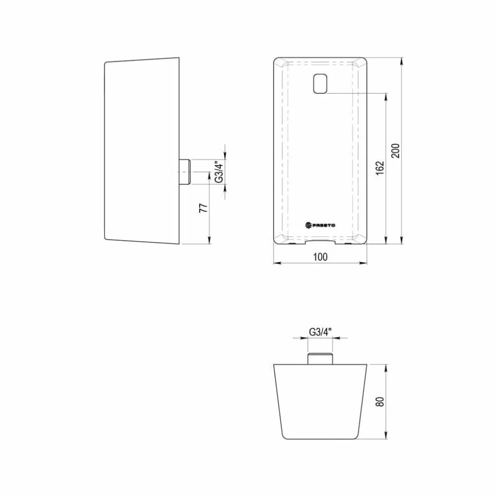 Fluxor Inodoro Por Sensor Accionamiento Mediante Sensor. PRESTO Kit De Transformación Arte Elec – 77110 – Presto Iberica