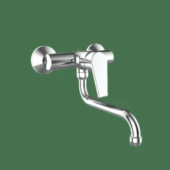 Fregadera Monomando Pared Eco Project Caño Bajo Tubo Estilo Cocinas Colección COCINAS 10966100 – GRB Mixers