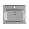 Fregadero De 1 Cubeta De Acero Inoxidable 600x490x160 Mm – Victoria – Roca – A871601A01