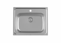 Fregadero De 1 Cubeta De Acero Inoxidable 600x490x160 Mm – Victoria – Roca – A871601A01
