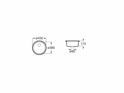 Fregadero De 1 Cubeta De Acero Inoxidable – Redondo – Roca – A870810453