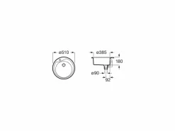 Fregadero Redondo De 1 Cubeta De Acero Inoxidable – Ruedo – Roca – A870810515