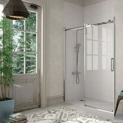Frente De Ducha Fijo + Puerta Corredera – Liberty LI102 16 – Kassandra