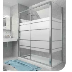 Frontal De Ducha Fijo + Corredera – Clear – Salgar