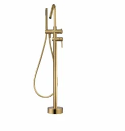 Grifería Monomando Exenta De Bañera Córcega Oro Cepillado – BBECO1/OC – Imex