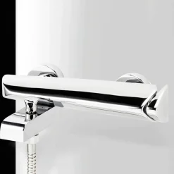 Grifo Baño-ducha Monomando Mezclador Cromo Con Accesorios De Ducha – Seven – 90041000 – Galindo