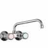 Grifo Bimando Mural Para Cocina – 123215 – Tres Grifería