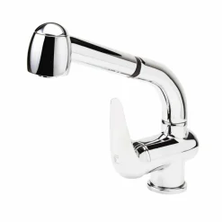 Grifo Cocina Caño Alto Con Ducha Extensible Alfa Níquel 1 Función – 814967100 – Galindo – LuxCover
