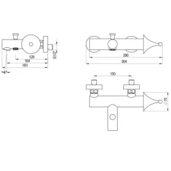 Grifo De Baño-ducha – Chip – 8821500 – Galindo