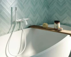 Grifo De Baño-ducha Batlo Blanco – 3241511 – Galindo – LuxCover