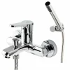Grifo De Baño-ducha Cónico Con Accesorios Negro – 7171016 – Galindo – LuxCover