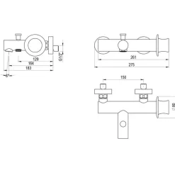 Grifo De Baño-ducha Con Accesorios – Chap – 8831000 – Galindo