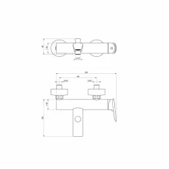 Grifo De Baño-Ducha Con Accesorios – 4951000 – Kily – Galindo