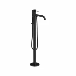 Grifo De Baño-ducha De Pie Trama Con Accesorios Cromo Negro Cepillado – 4971136 – Galindo – LuxCover