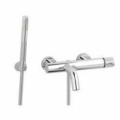 Grifo De Baño-ducha De Pie Trama Con Accesorios Cromo – 4971100 – Galindo