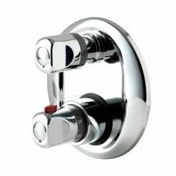 Grifo De Baño-ducha Termostática Empotrable Atlantis 2 Entradas 2 Salidas Redondo Cromo – 70047400 – Galindo