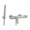 Grifo De Baño-ducha Trama Níquel Con Accesorios De Ducha – 4971071 – Galindo – LuxCover