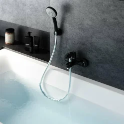 Grifo De Baño-ducha Zip Plus 2.0 Negro Con Accesorios De Ducha – 2151016 – Galindo – LuxCover