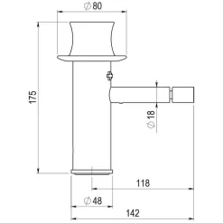 Grifo De Bidet – Chap – 8837000 – Galindo