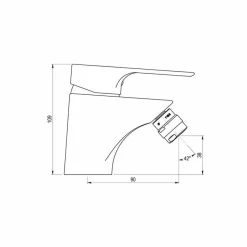 Grifo De Bidet – Ingo Plus Eco – Galindo – 715700E