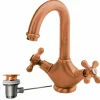 Grifo De Bidet Bimando Cobre Con Desagüe Automático – 1929 – 6226341 – Galindo