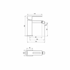 Grifo De Bidet Cromo – Nitro – 5247000 – Galindo