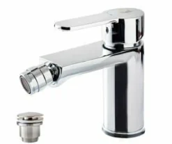 Grifo De Bidet Zip Plus 2.0 Cromo Con Desagüe Semiautomático – 2156000 – Galindo