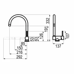 Grifo De Cocina Abatible – 10248600 – Galindo