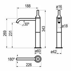 Grifo De Cocina Batlo – 3249700 – Galindo