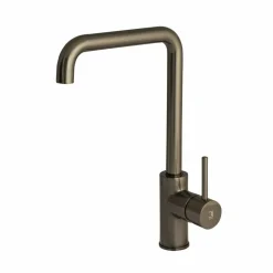 Grifo De Cocina Caño Alto Theo Dark Cromo Negro Cepillado – 8638636 – Galindo – LuxCover