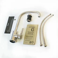 Grifo De Cocina Caño Alto Para Exterior Theo Inox – 8648699 – Galindo