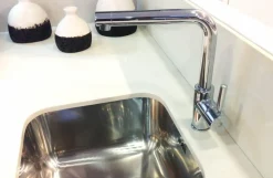Grifo De Cocina Caño Alto Recto Para Exterior Theo Inox – 8648899 – Galindo