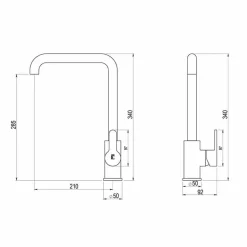 Grifo De Cocina Cobre – Pysa – 8548641 – Galindo