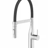 Grifo De Cocina Con Caño Giratorio De PVC Y Ducha Extraíble De Dos Funciones – Glera – Roca – A5A884DC00