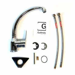 Grifo De Cocina Fregadero Monomando Mezclador Cromo – Albos – 7128600 – Galindo