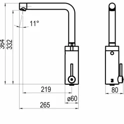 Grifo De Cocina Theo Elec Transformador – 79381 – Galindo