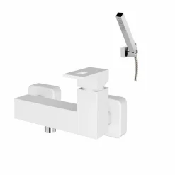 Grifo De Ducha Blanco Con Accesorios – Nitro – 5243011 – Galindo
