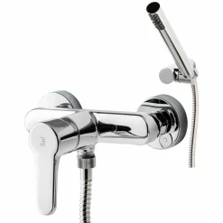 Grifo De Ducha Cónico Con Accesorios Negro – 7173016 – Galindo – LuxCover